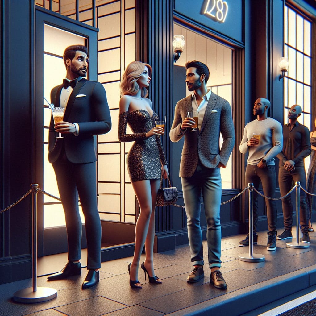 ¿Puedo entrar a un club solo para acompañar a un amigo sin consumir?