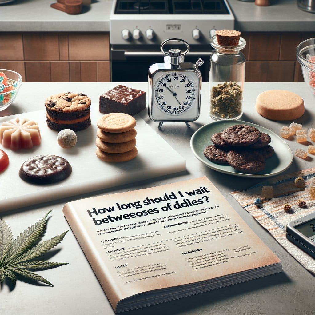 ¿Cuánto tiempo debo esperar entre dosis de comestibles?