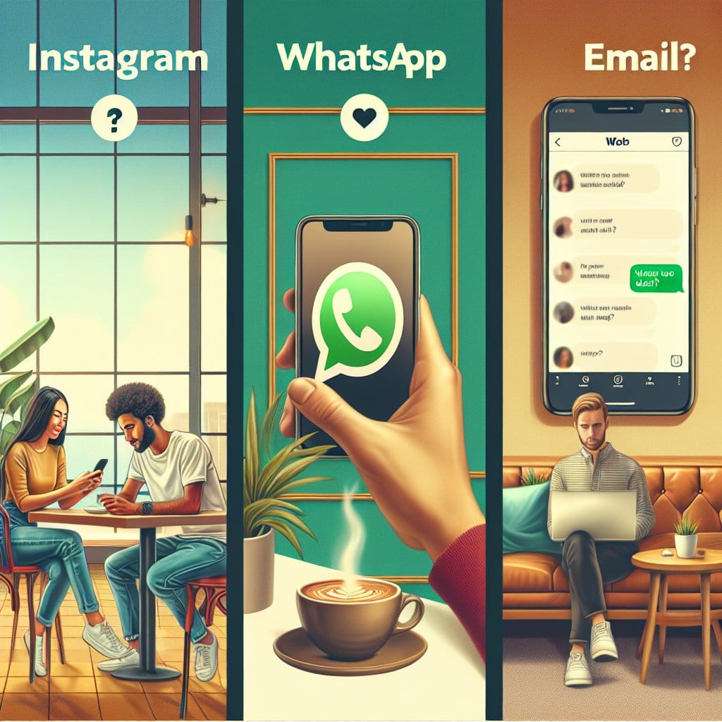 ¿Es mejor contactar a un club por Instagram, WhatsApp o email?